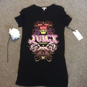 New-Juicy Couture Crest High Slut Tee-XS